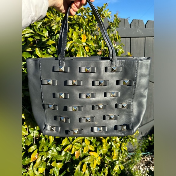 NWT Authentic Kate Spade Janis Bow Terrace Genuine Leather Studded Purse Handbag - Picture 8 of 8